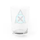 #FFFFFFのドット絵ロゴマーク Water Glass :back