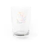 dolphineの愛くるしい表情で見上げるキュートなネコちゃん Water Glass :back