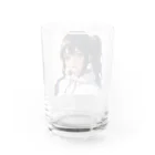 yotti0324の透明感あるポニーテールの女の子 Water Glass :back