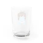 こくうの推しが尊いちゃん(水色) Water Glass :back