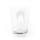 こくうの推しが尊いちゃん(桃色) Water Glass :back