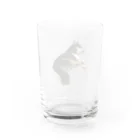 achahiの黒柴犬　ジョシーバ　癒し Water Glass :back