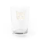 みきぞーん｜保護猫 ミッキー画伯と肉球とおともだちのmau Water Glass :back