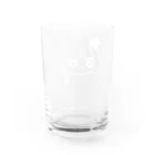 小鈴商店_SUZURI支店のもちもちこぼこら(白もちもち) Water Glass :back