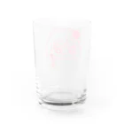 小鈴商店_SUZURI支店のもちもちこぼこら(ピンクもちもち) Water Glass :back