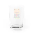 🐸かえるさんと仲間たち🐸のハロウィン　パンプキンパパ  Water Glass :back