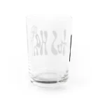 宇宙キャンプのロータス　ハンド　モノトーン Water Glass :back