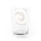 笑龍の白龍 Water Glass :back