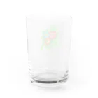 穂田ぽたのパンジーのミニ Water Glass :back