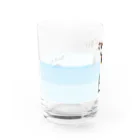 いきものや　のの（別館）のコウテイペンギンのおやこ（背景あり） Water Glass :back