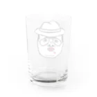 金剛力ぷりすけ像のブルーアイズ女スパイ田中ことこ Water Glass :back