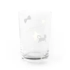 rayloidropのハートにゃんこ Water Glass :back