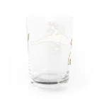 LalaHangeulのJapanese gecko(ニホンヤモリ)　英語デザイン Water Glass :back