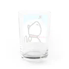 世界地図の犬or猫？ Water Glass :back