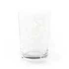 horse-lvの花馬の型抜き柄 Water Glass :back