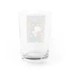 ぶたのたんこぶのまじめなくま Water Glass :back