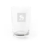 ジルファーム 𓃶のジルファームのしかくいロゴ Water Glass :back