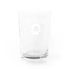 mojya_mojyaのお調子者グラス（白）240ml Water Glass :back