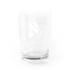 itsuto-こねこしょうしょうめんへらの「しきさんが、こちらをみているよ」 Water Glass :back