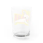 hiyori-art-のプランク筋トレウサギ Water Glass :back