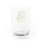 mariechan_koboの038 ウロコインコノーマル ミモザのリース Water Glass :back