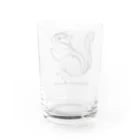 yuigraphicのシマリスかわいい Water Glass :back