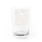 天道虫のVintage Bunny Water Glass :back