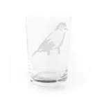 あじつけのりのトリちゃん（すみ絵ふう） Water Glass :back