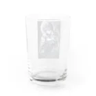 静夜の静夜グッズ 青 Water Glass :back