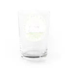 ぽぽっとツイてるのトイプードルと一緒におさんぽ Water Glass :back