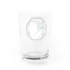 ロジローのしろくま氷菓店(八角形デザイン) Water Glass :back