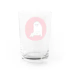 ふくふく商店の長沢芦雪の「あの犬」※日の丸バージョン Water Glass :back