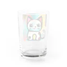 T2 Mysterious Painter's ShopのMysterious Cat Water Glass :back