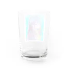 帆波　綾の青髪 Water Glass :back