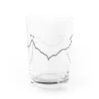 まつのき商店のゆるい槍穂高 Water Glass :back