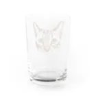 井上アフターバーナーのカイくん Water Glass :back