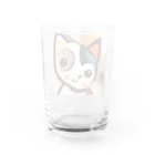 T2 Mysterious Painter's ShopのMysterious Cat Water Glass :back