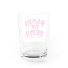 (仮)麺食堂のRAMEN OF DEATH Water Glass :back