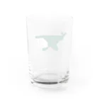 くすのき もんのおだやかなクジラ Water Glass :back