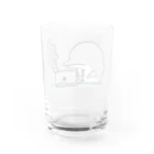 夜門堂シオンの会社員イルカ Water Glass :back