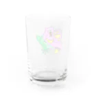 楽しいタカちゃんのくま吉がえる Water Glass :back