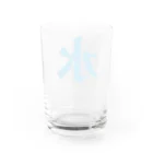 ねむ家のすずりの水を飲んでいる Water Glass :back