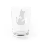 ヤマトナデシコのI ❤️CAT Water Glass :back