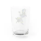 misumisuの和柄・金魚（青） Water Glass :back