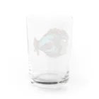 ばっしーの世界の花がらの深海くん Water Glass :back