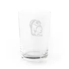 tanukimoguraのイーッて顔してるたぬき Water Glass :back