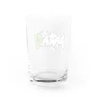 ブリブリTVのブリブリTV オリジナルロゴ入り Water Glass :back