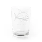 脂身通信Ｚの【魚シリーズ】ロウニンアジ♪230619 グラス反対面