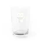 もな / monaのゆる招き猫 Water Glass :back