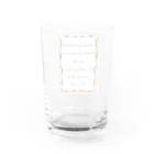 Poem-Bのメッセージ　 Water Glass :back